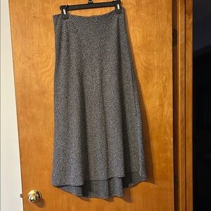 Zara Charcoal High-Low Skirt